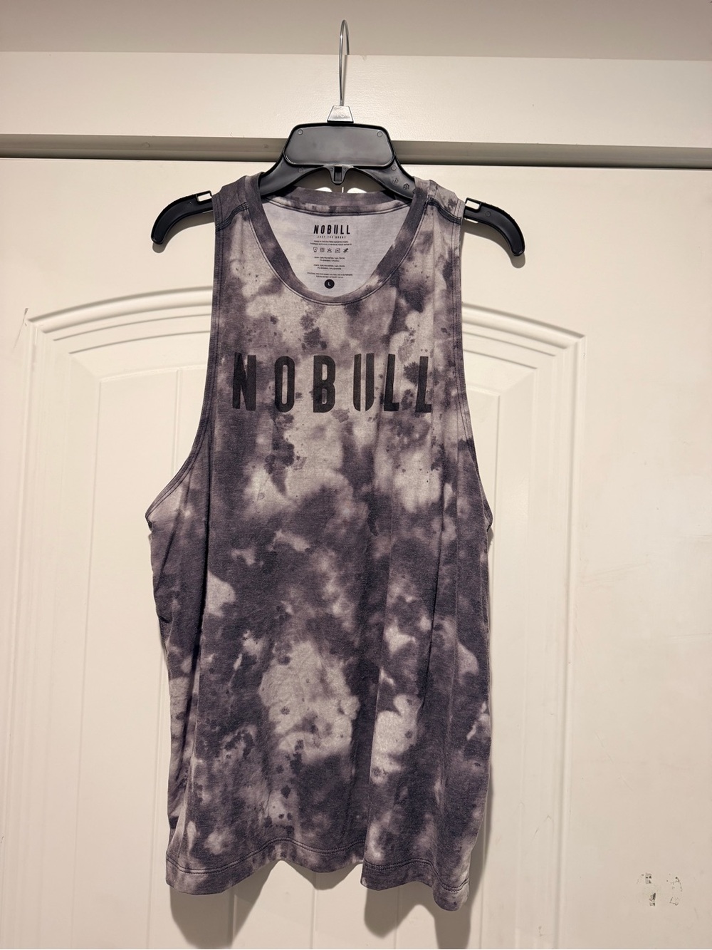 NOBULL Gray Tie-Dye Muscle Tank
